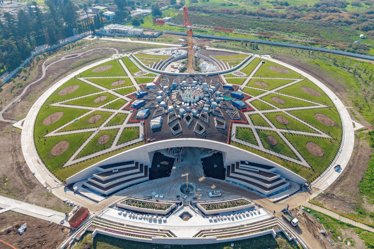 Intricate work on central edifice proceeds in&nbsp;earnest